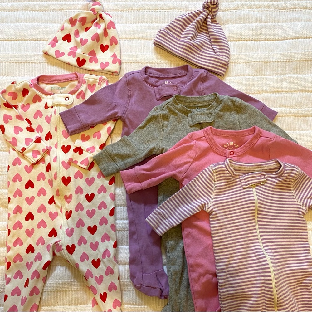 Bundle of Primary Footed Sleepers